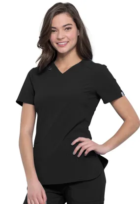 Infinity V-Neck Top in Black