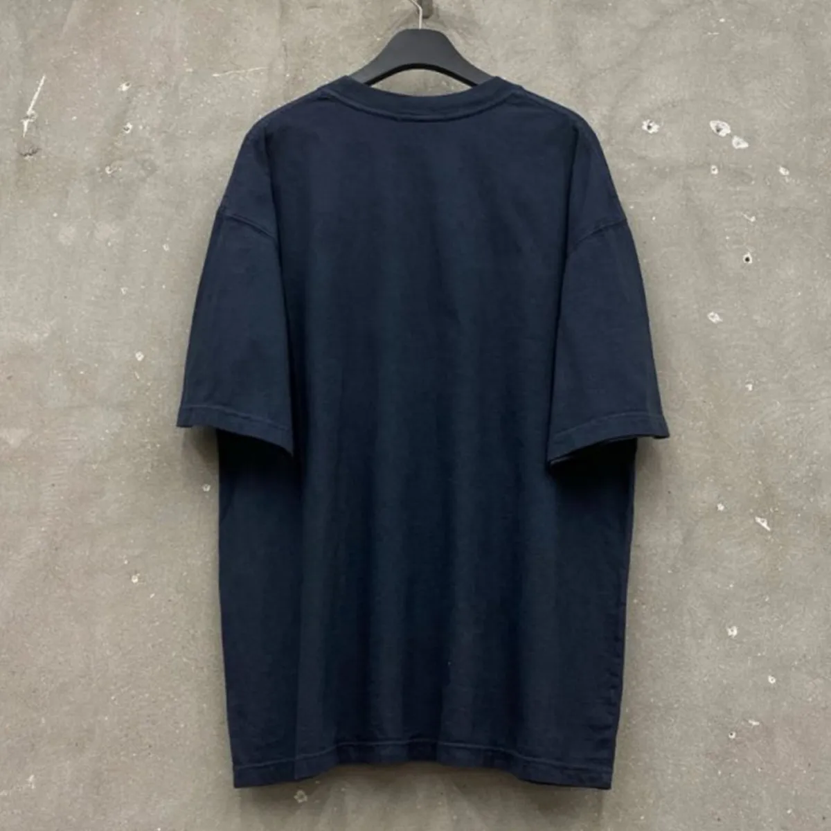 IONSEOUL  |Unisex Street Style Plain Cotton Oversized Logo T-Shirts