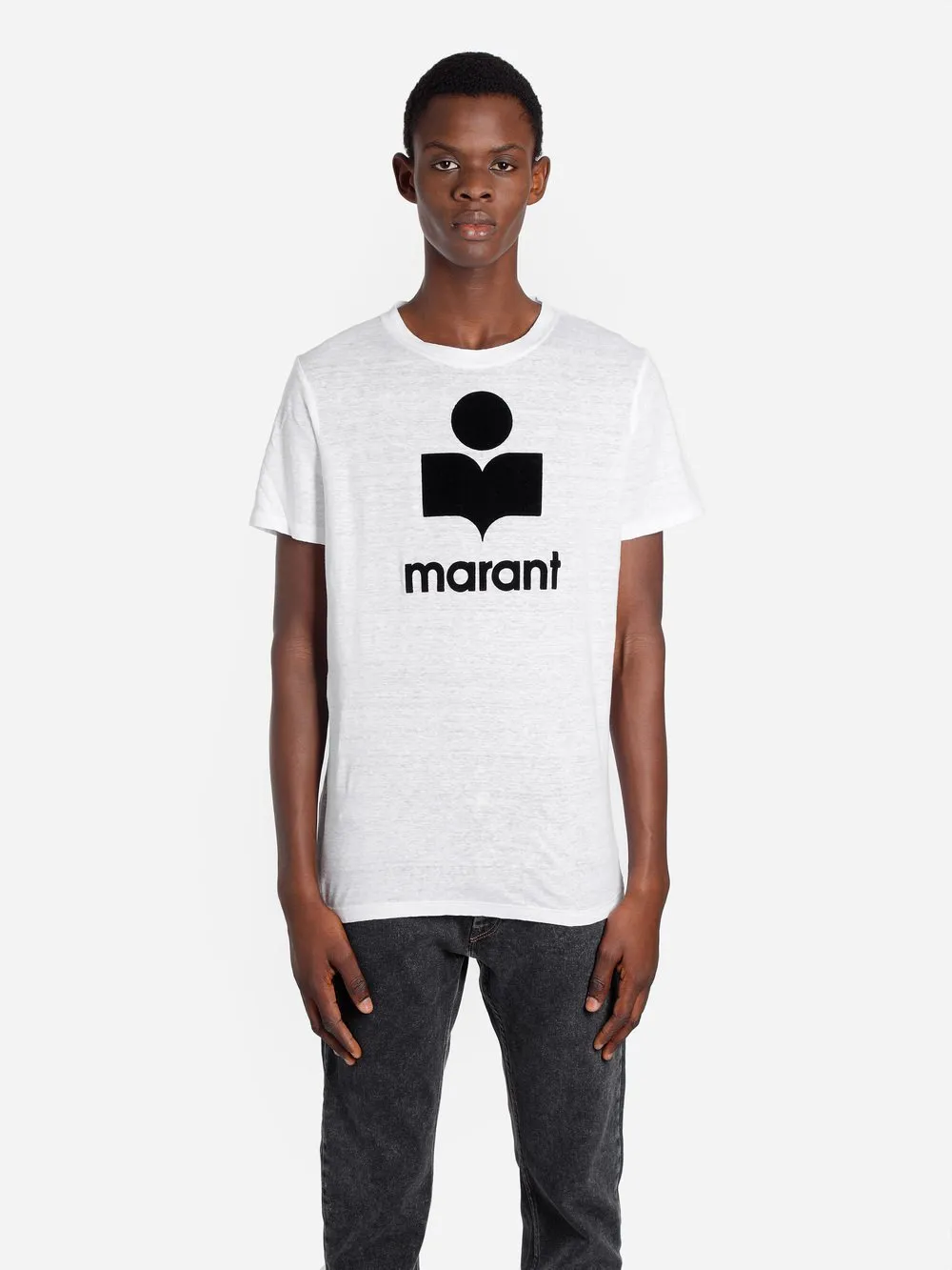 Isabel Marant  |Unisex Street Style Logo T-Shirts