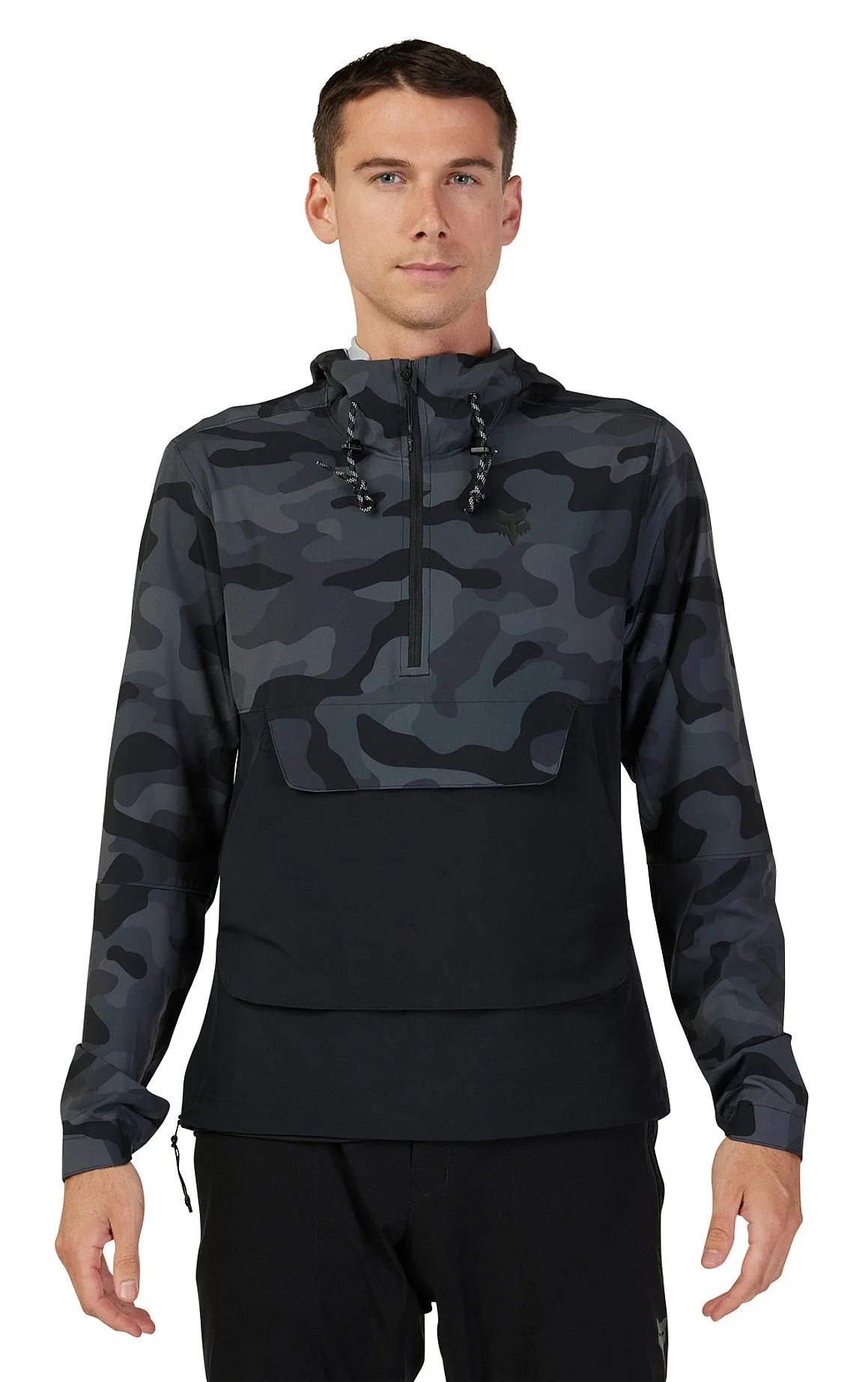 jacket Fox Ranger Wind Pullover - Black Camo - men´s