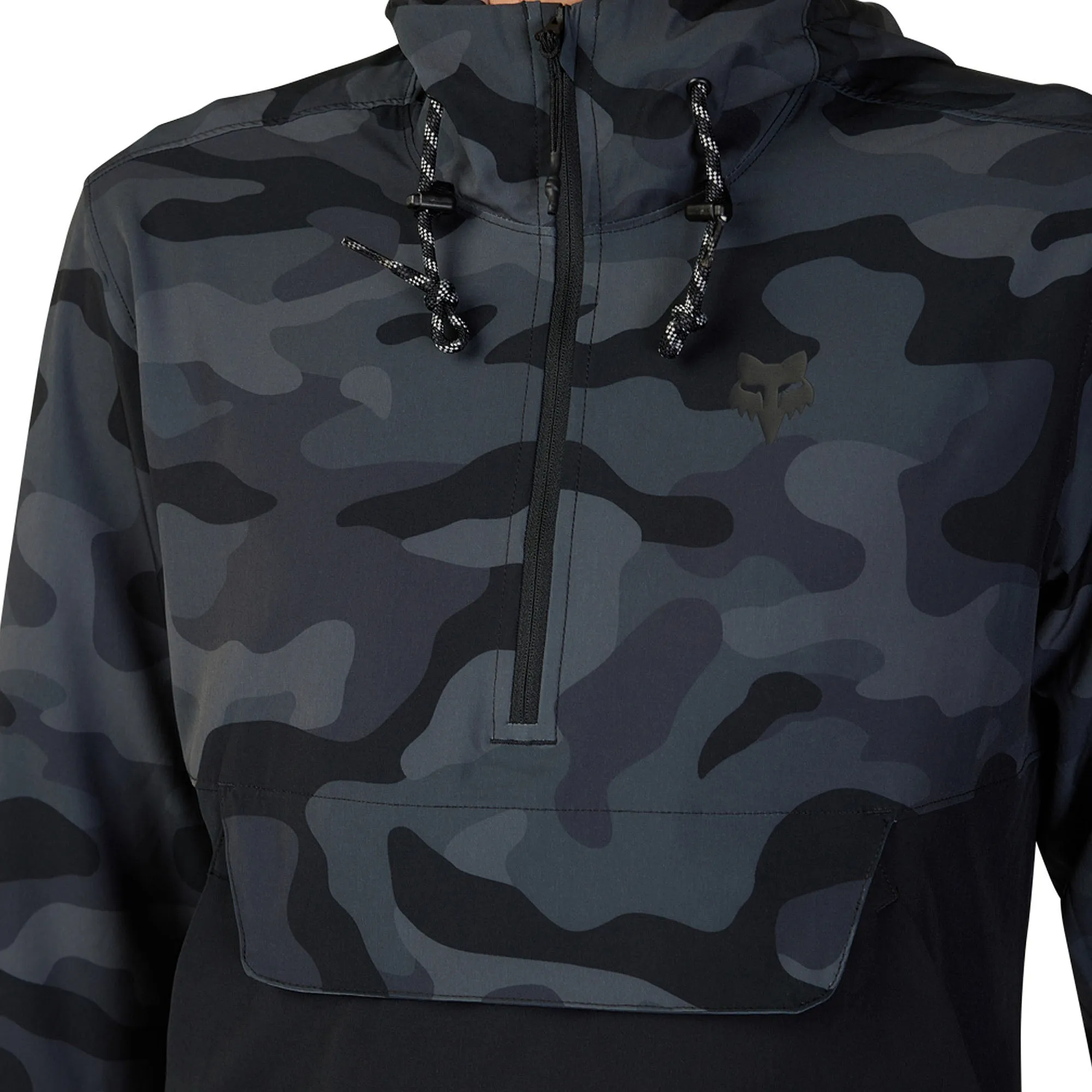 jacket Fox Ranger Wind Pullover - Black Camo - men´s