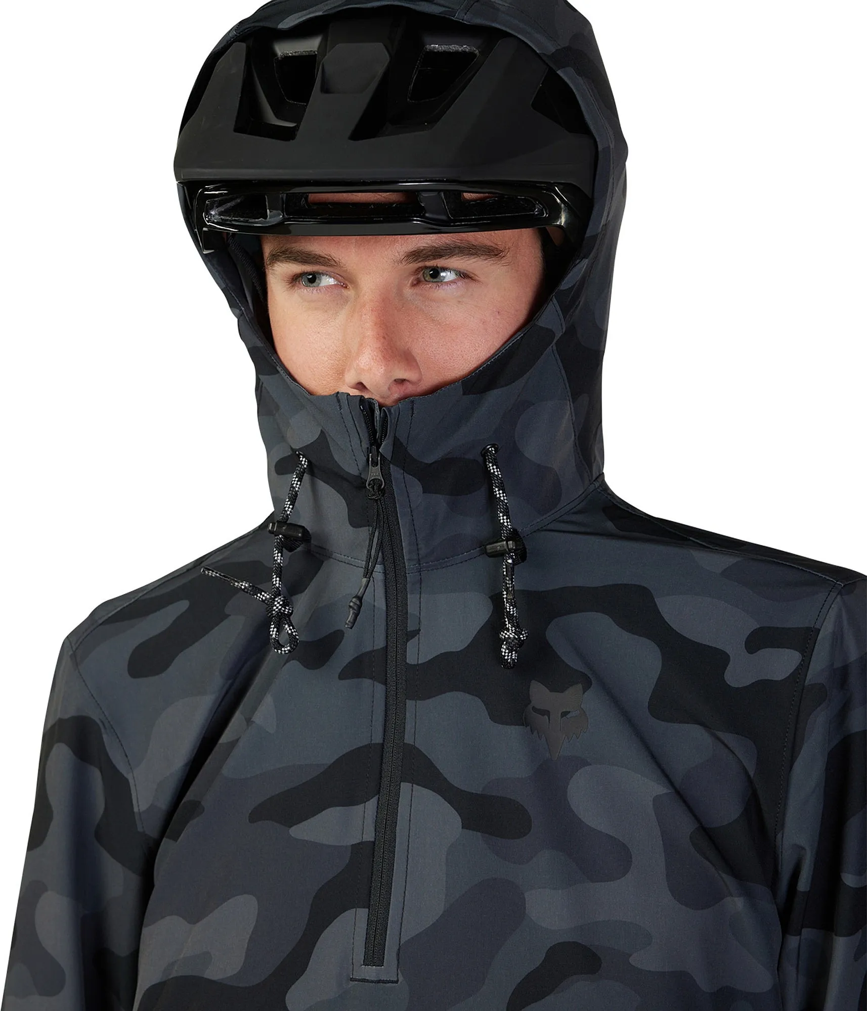 jacket Fox Ranger Wind Pullover - Black Camo - men´s