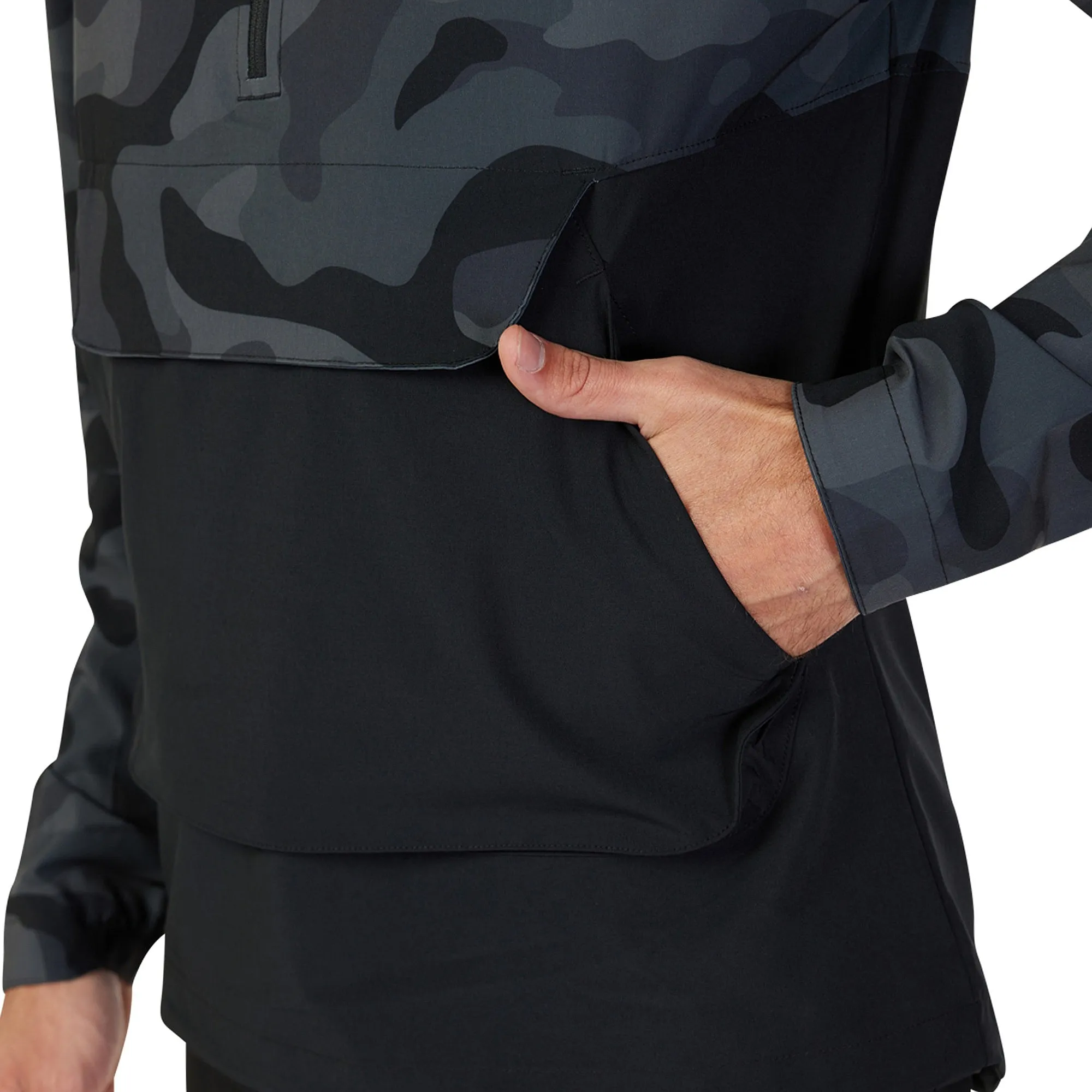 jacket Fox Ranger Wind Pullover - Black Camo - men´s