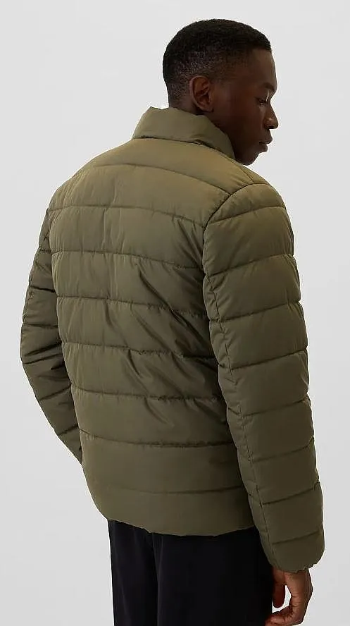 jacket GAP Logo Puffer - Olive Night - men´s