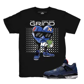 Jordan 4 Winter Loyal Blue Grind Heart Shirt