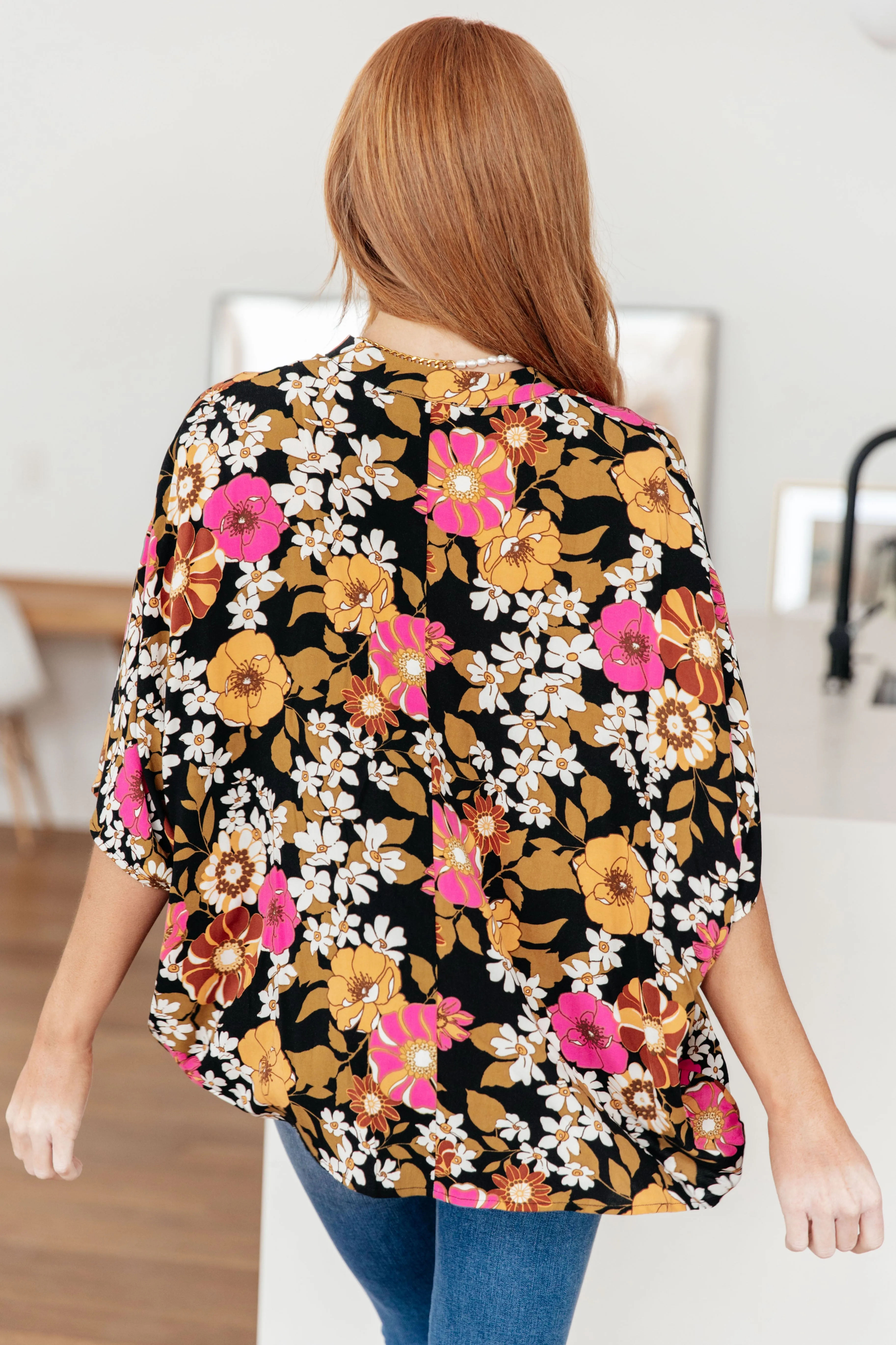 Joy Floral Print Top