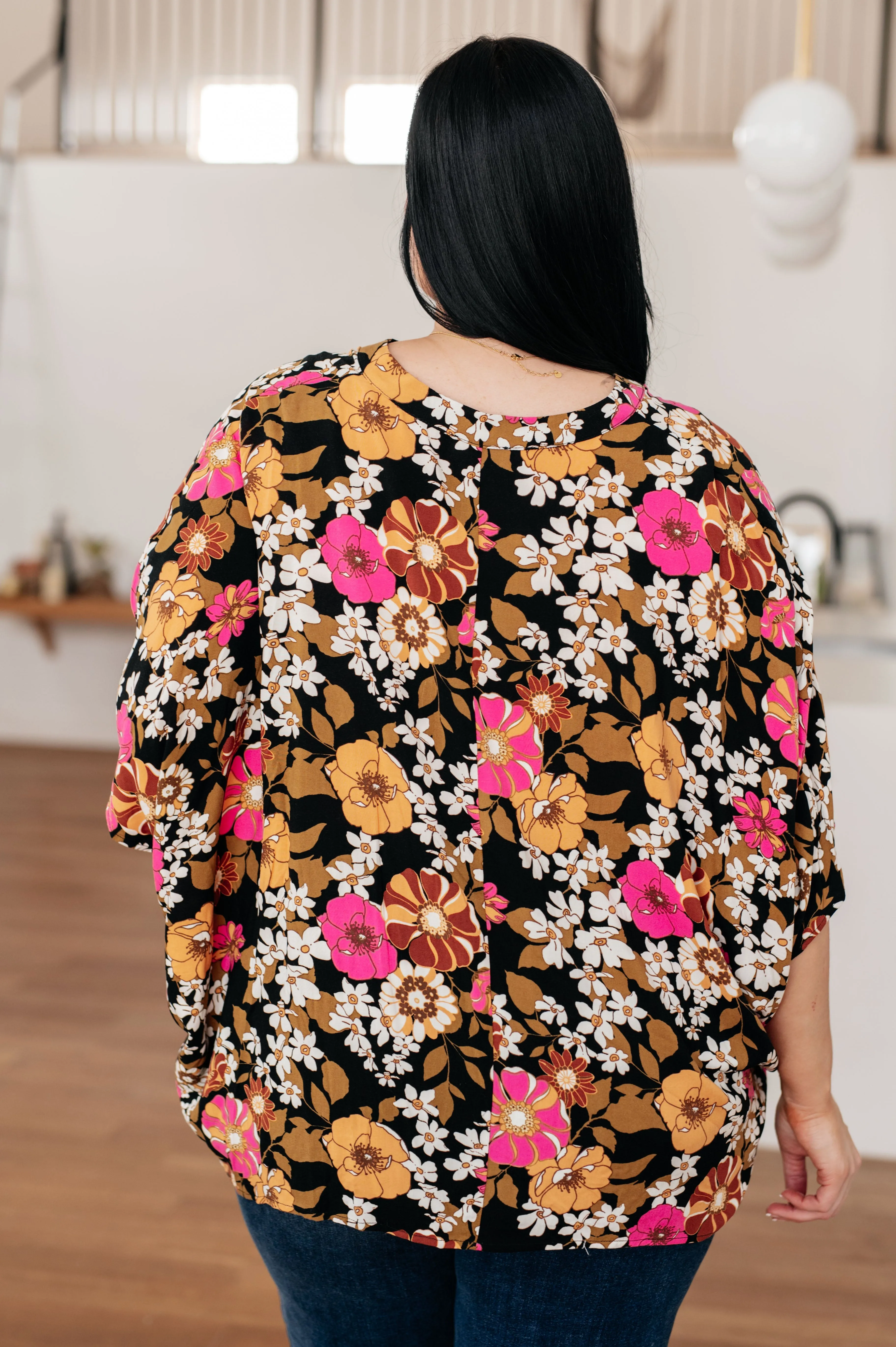 Joy Floral Print Top