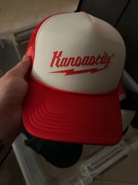 Kansascity Trucker Hat White/Red