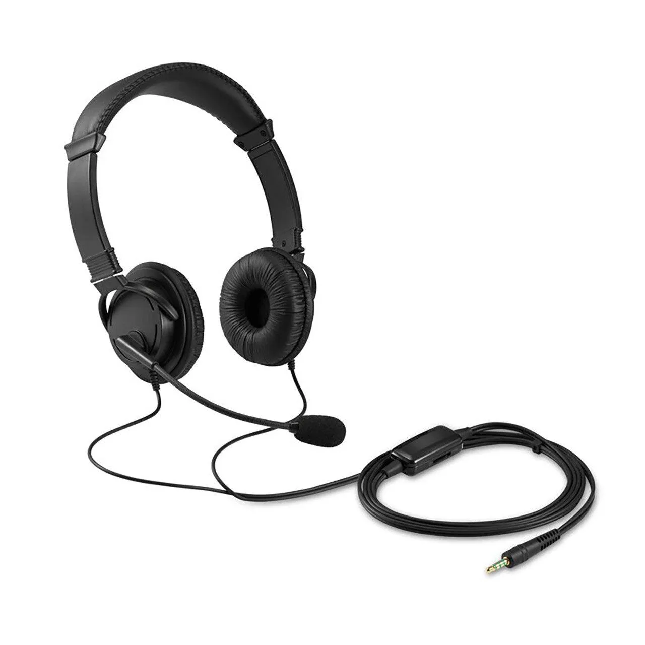 Kensington Headphones Hi-Fi Microphone & Volume Control Black