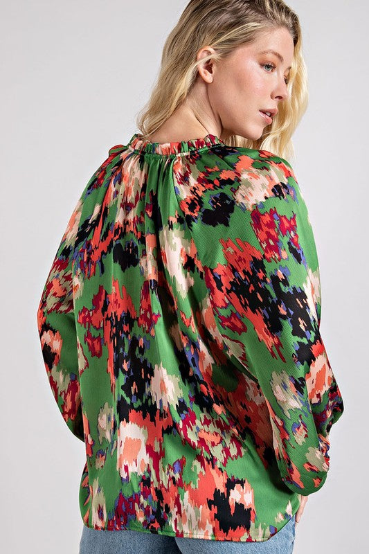 KOHEN FLORAL BLOUSE [ONLINE EXCLUSIVE]