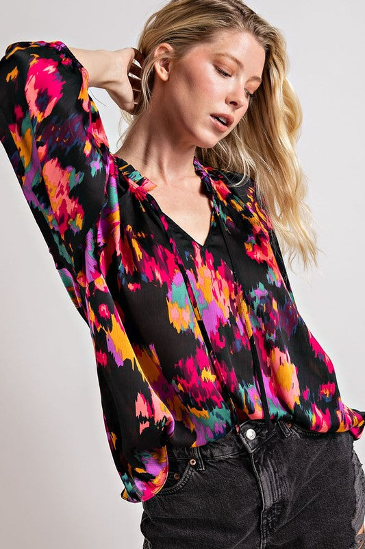 KOHEN FLORAL BLOUSE [ONLINE EXCLUSIVE]