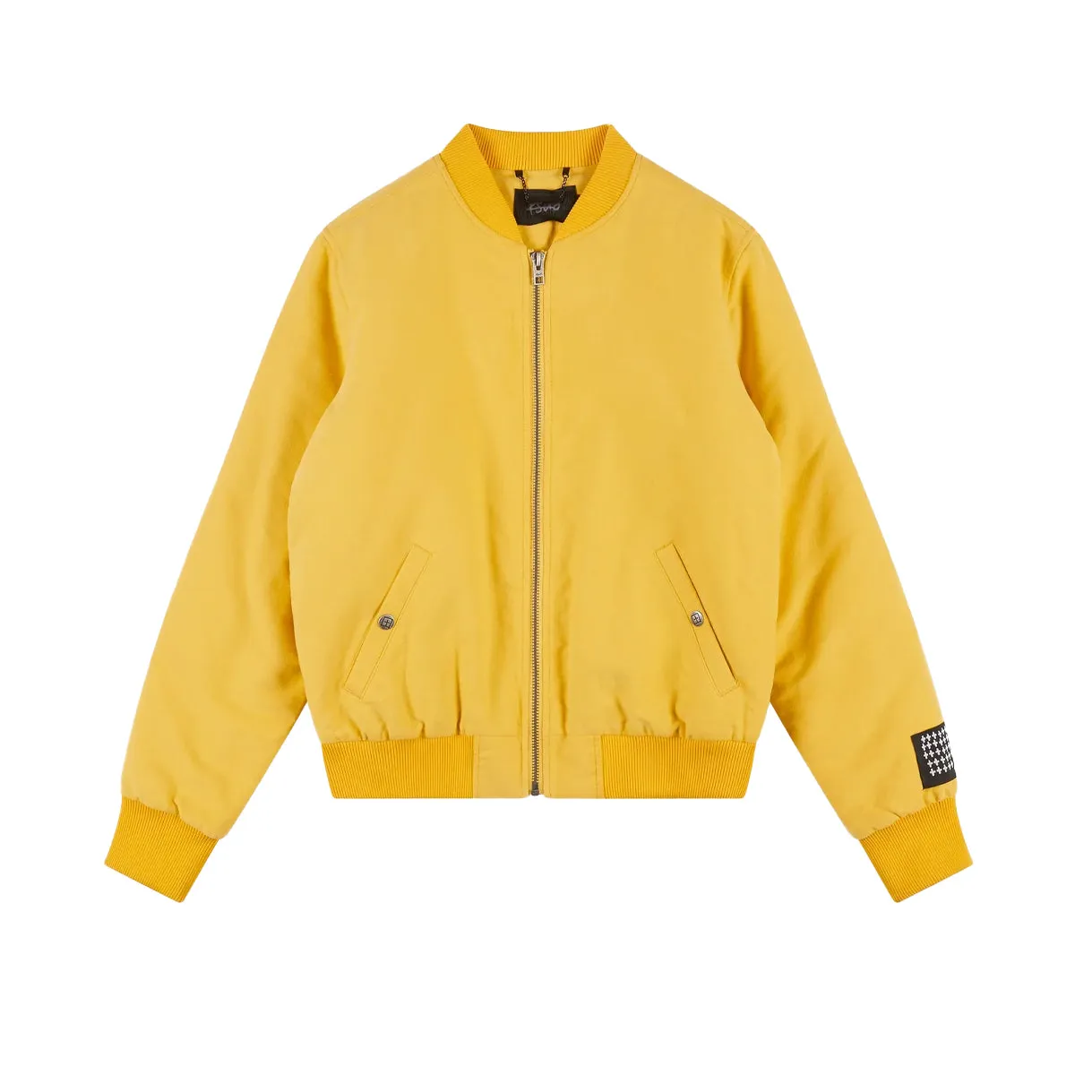 Ksubi Mens Royalty Sol Bomber Jacket MPS23JK011-070 Yellow