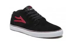 LAKAI FURA HI KIDS - BLACK RED SUEDE