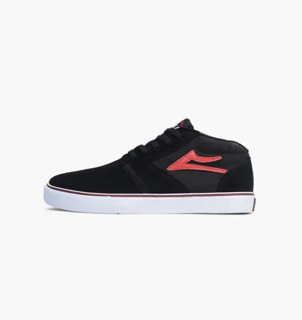 LAKAI FURA HI KIDS - BLACK RED SUEDE