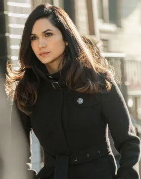 Lela Loren Angela Valdes Power Trench Coat