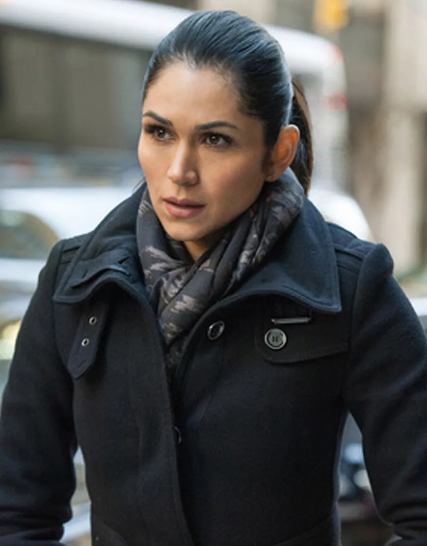 Lela Loren Angela Valdes Power Trench Coat