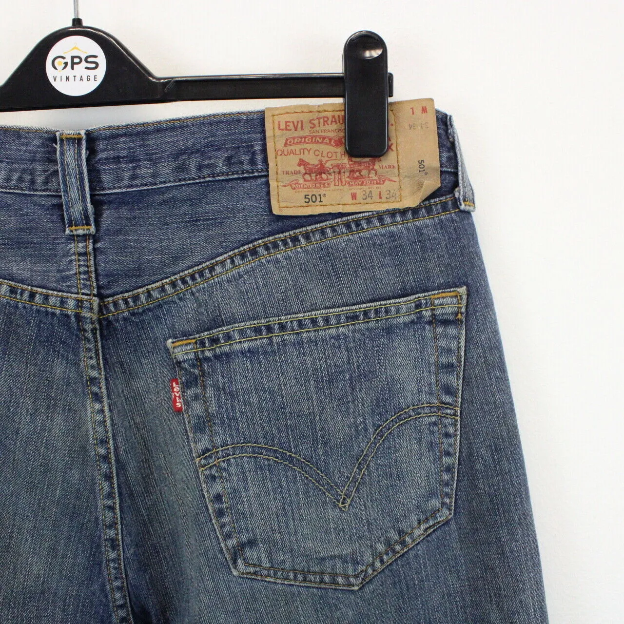 LEVIS 501 Jeans Dark Blue | W34 L34