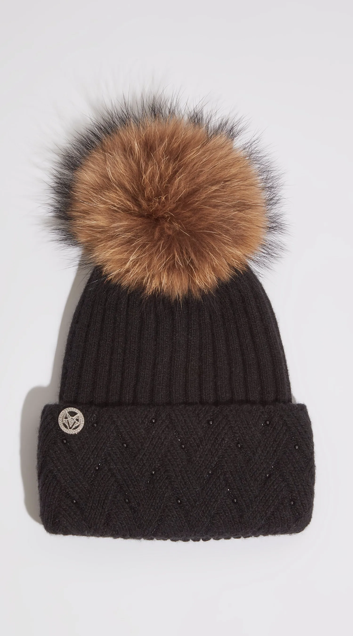 Lexa Pom Pom Hat - Black