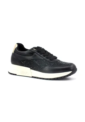 LIU JO Johanna 02 Sneaker Donna Black BF3135EX146