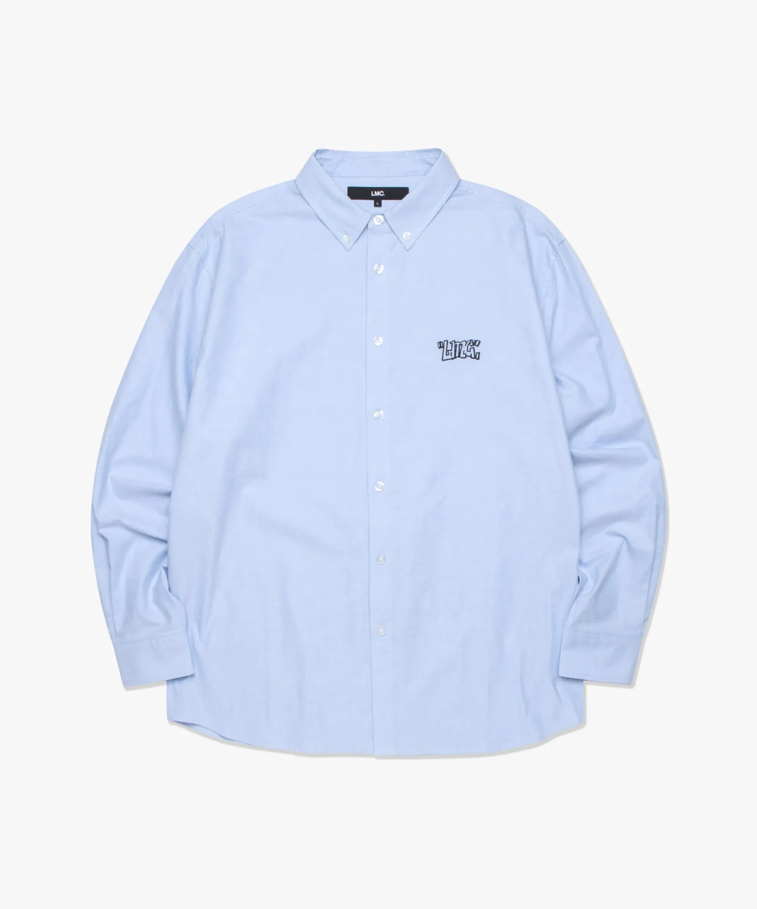 LMC  |Unisex Street Style Long Sleeves Plain Cotton Logo Shirts