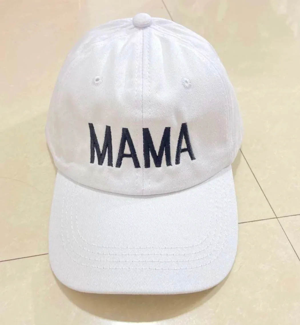 Mama embroidered hat