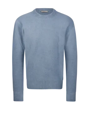 MEN ALTEA SKY BLUE VIRGIN WOOL SWEATER