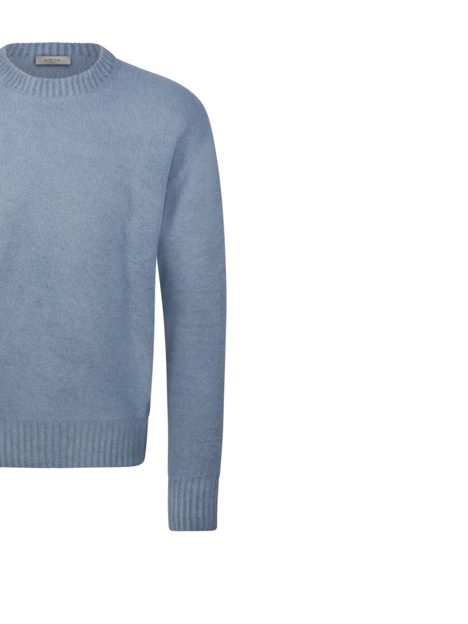 MEN ALTEA SKY BLUE VIRGIN WOOL SWEATER