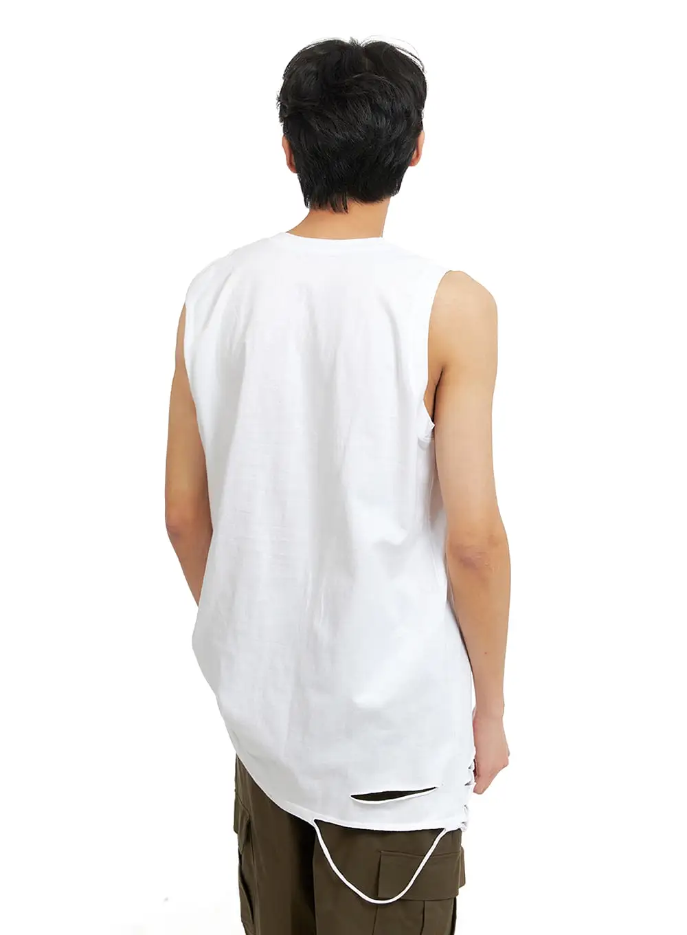 Men's Cut-Out Sleeveless Top IA402