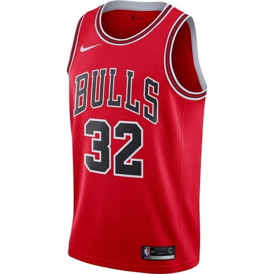 Men's Nike Kris Dunn Red Chicago Bulls Replica Swingman Jersey  Icon Edition  Red