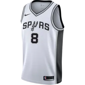 Mills San Antonio Spurs Men's Nike Custom Personalized Icon Swingman Jersey  White