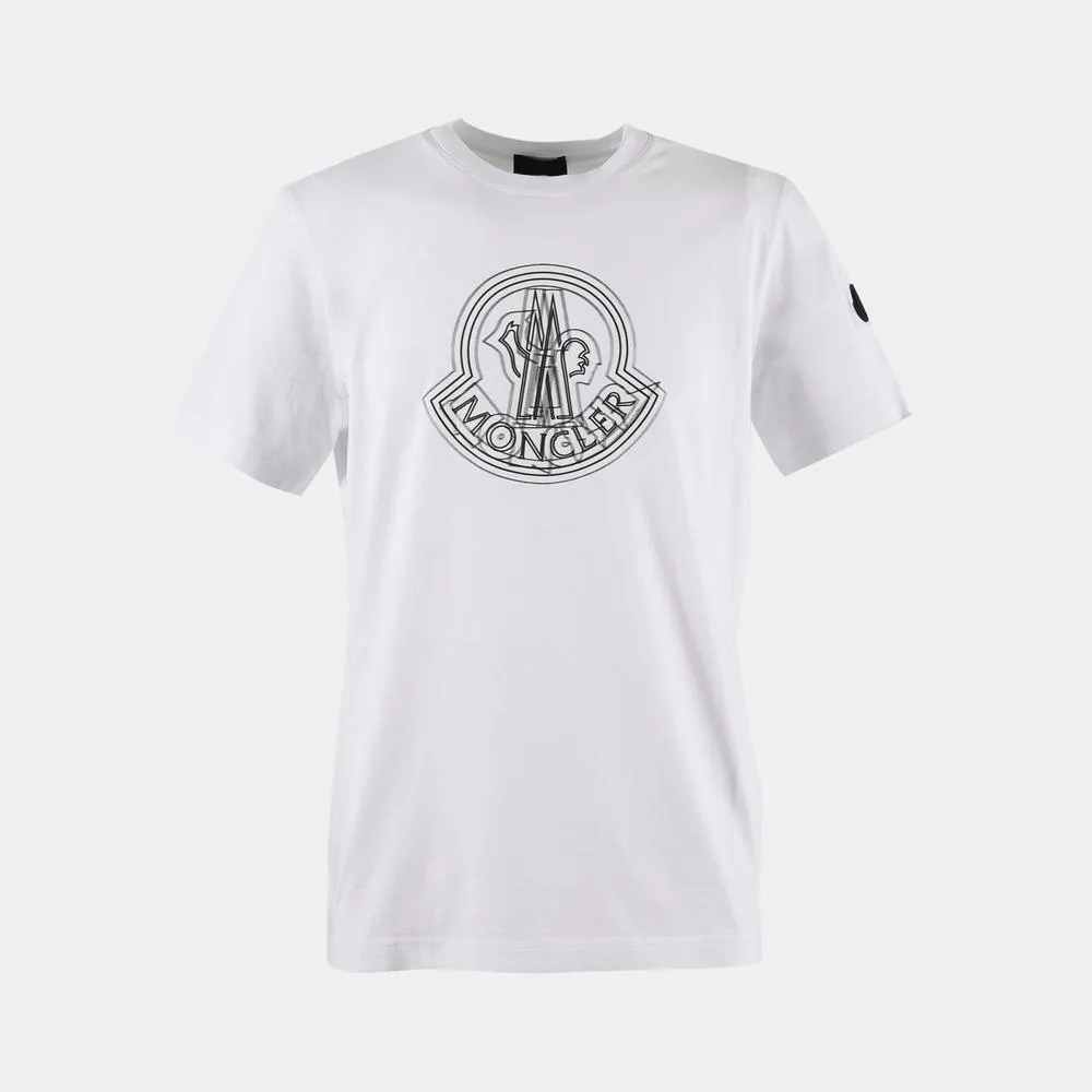 MONCLER  |Unisex Street Style Plain Cotton Short Sleeves Logo T-Shirts