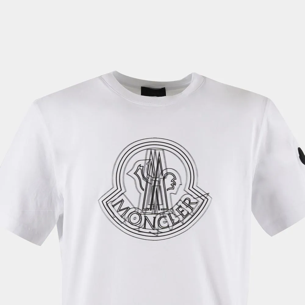 MONCLER  |Unisex Street Style Plain Cotton Short Sleeves Logo T-Shirts