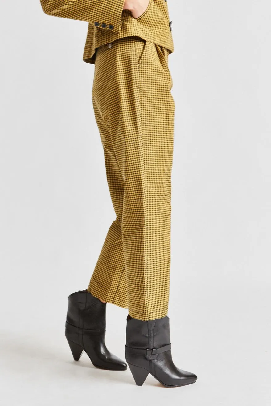 Natalia Trouser Pant - Sunset Yellow