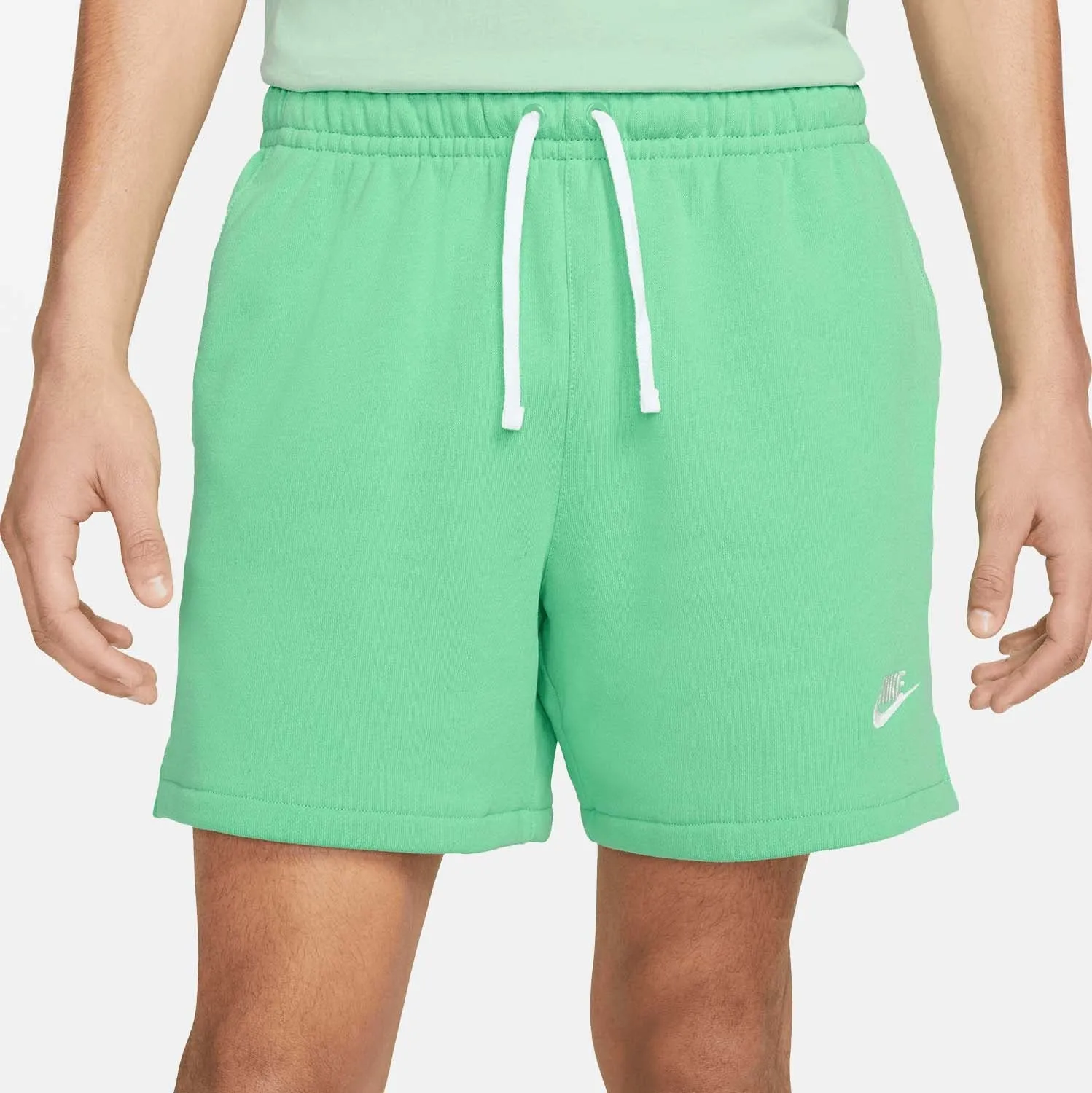 Nike Club Fleece French Terry Flow Shorts Spring Green DX0731-363