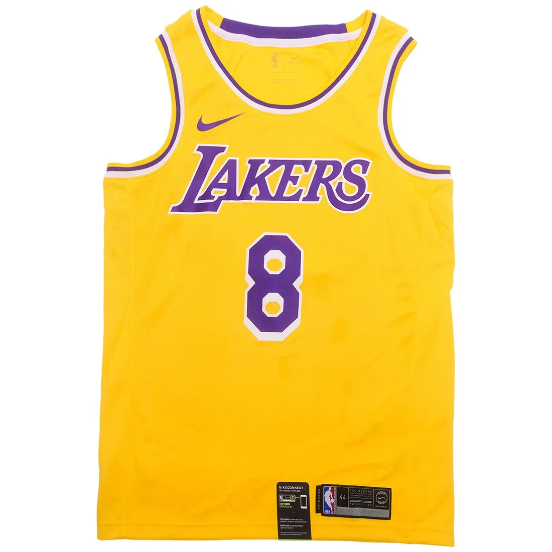 Nike Men Kobe Bryant Lakers Icon Edition Jersey (amarillo / field purple / white)