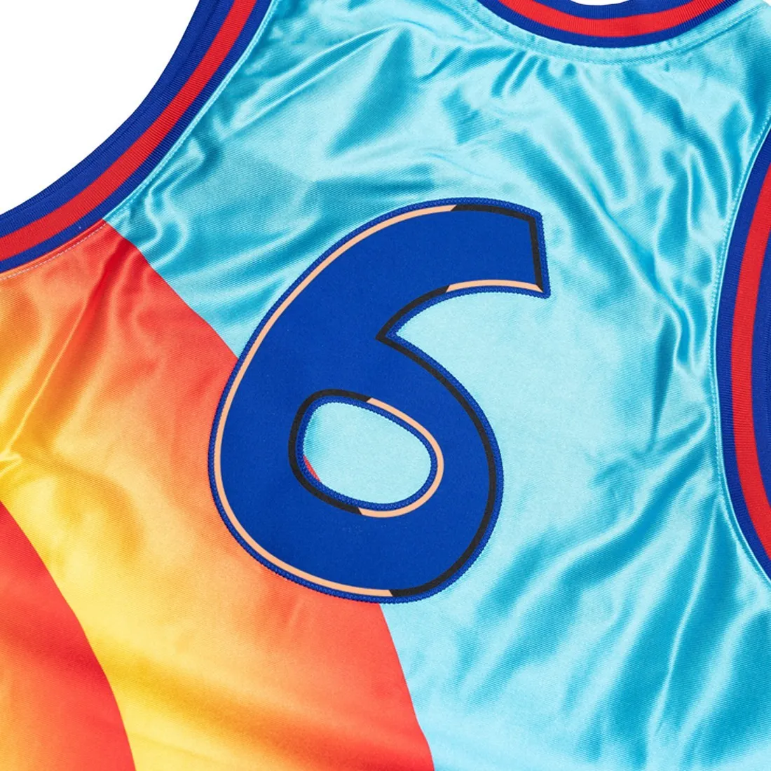 Nike Men Lebron X Space Jam: A New Legacy Tune Squad Jersey (lt blue fury / concord / university gold)