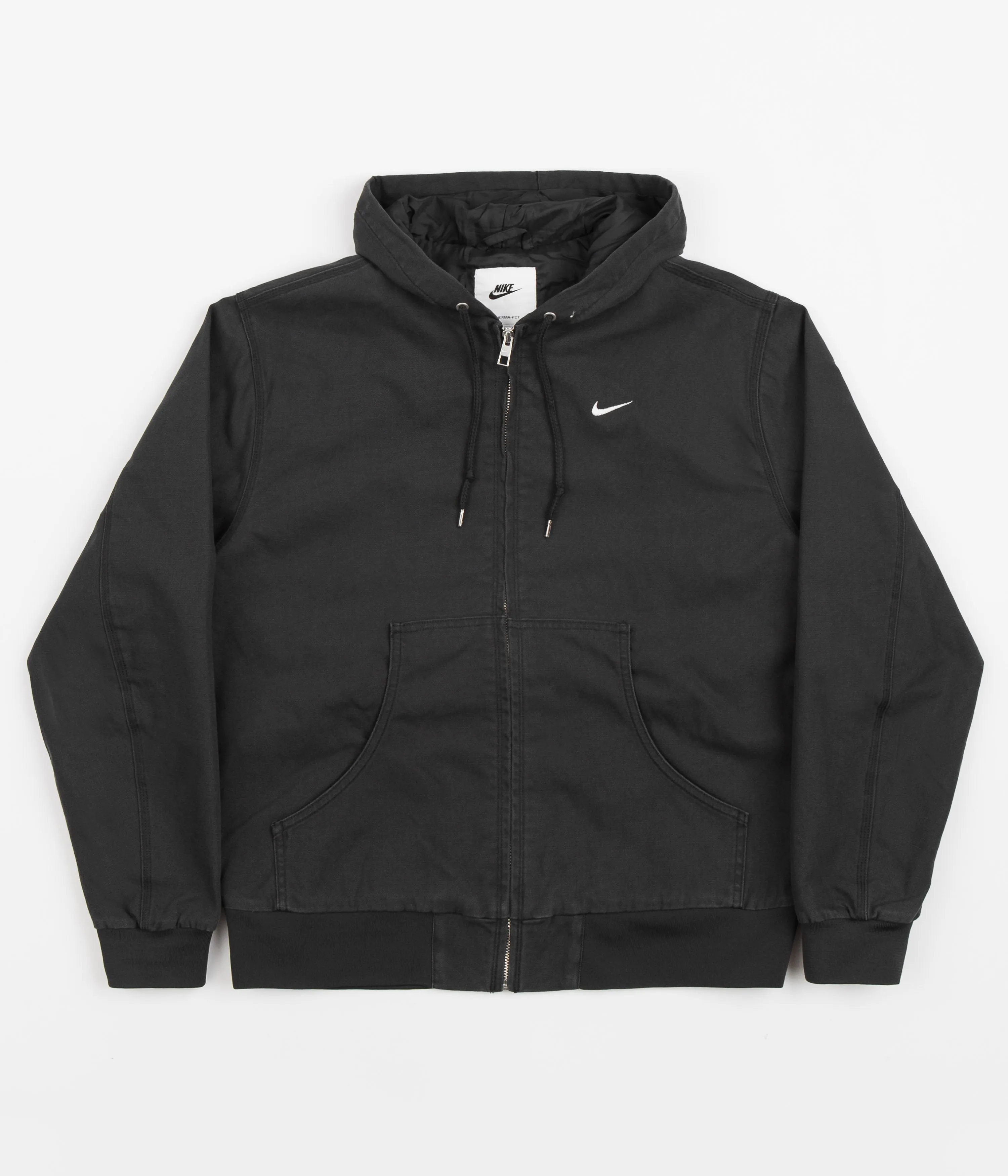 Nike Padded Hooded Jacket - Off Noir / White