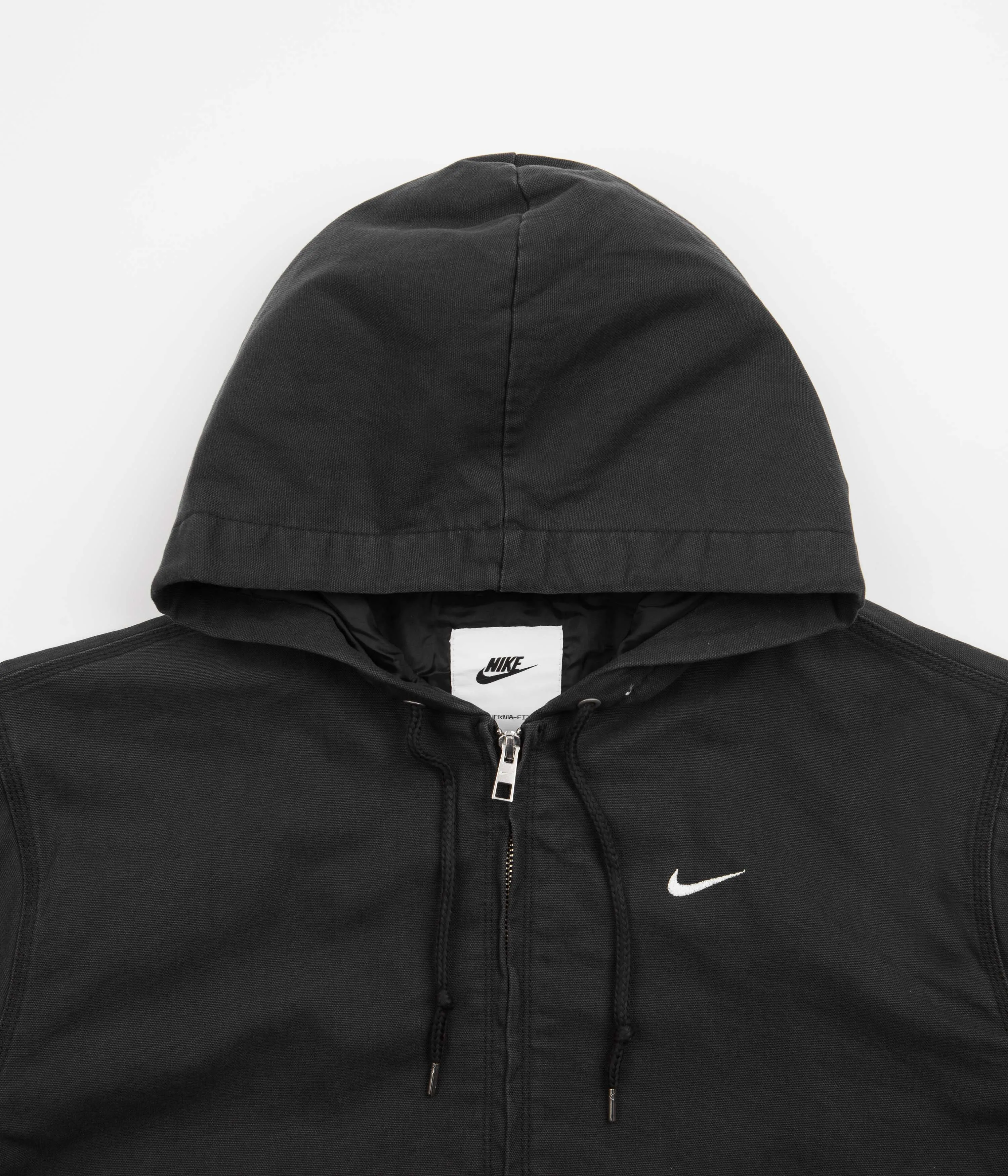 Nike Padded Hooded Jacket - Off Noir / White