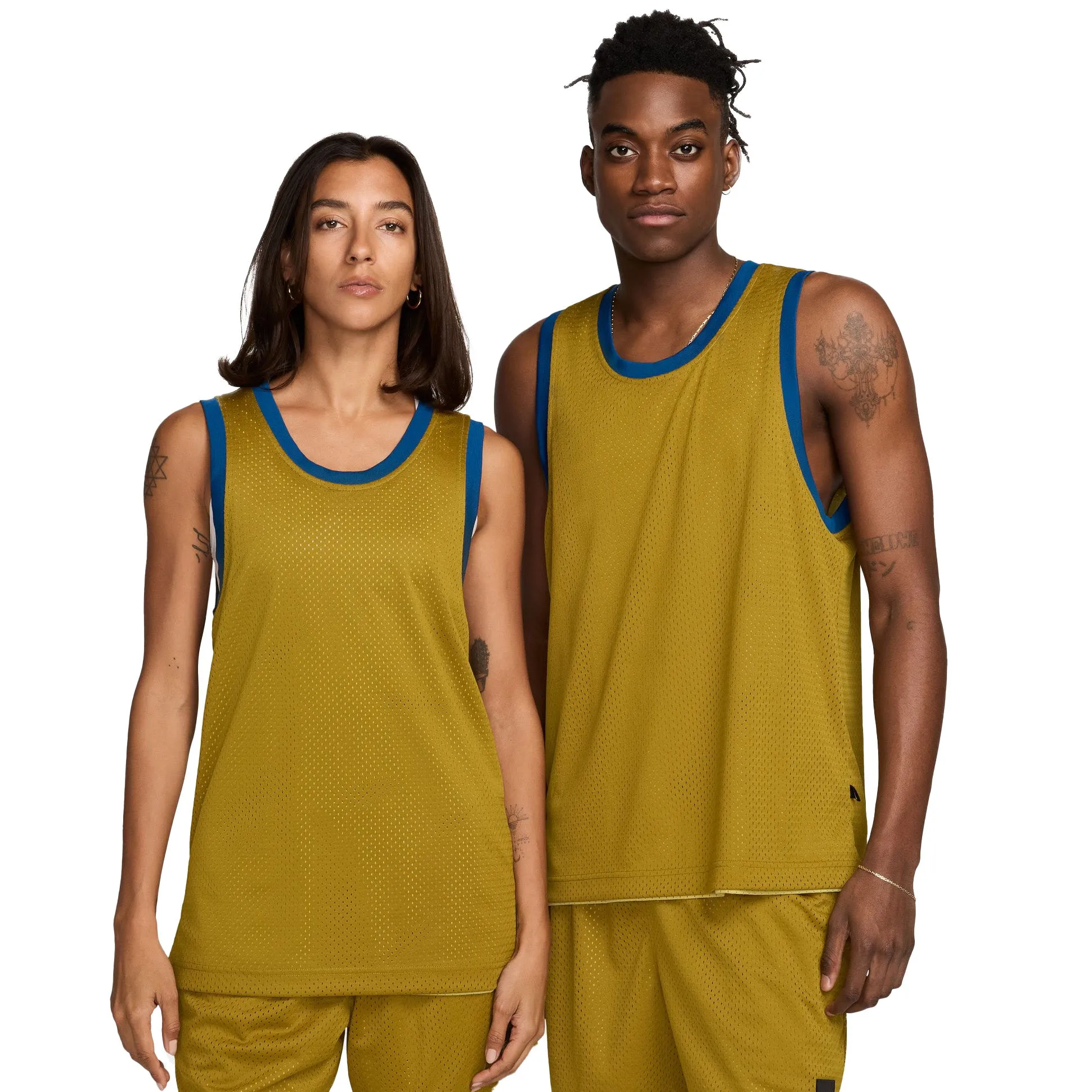 Nike SB Reversible Basketball Jersey Saturn Gold/Bronzine