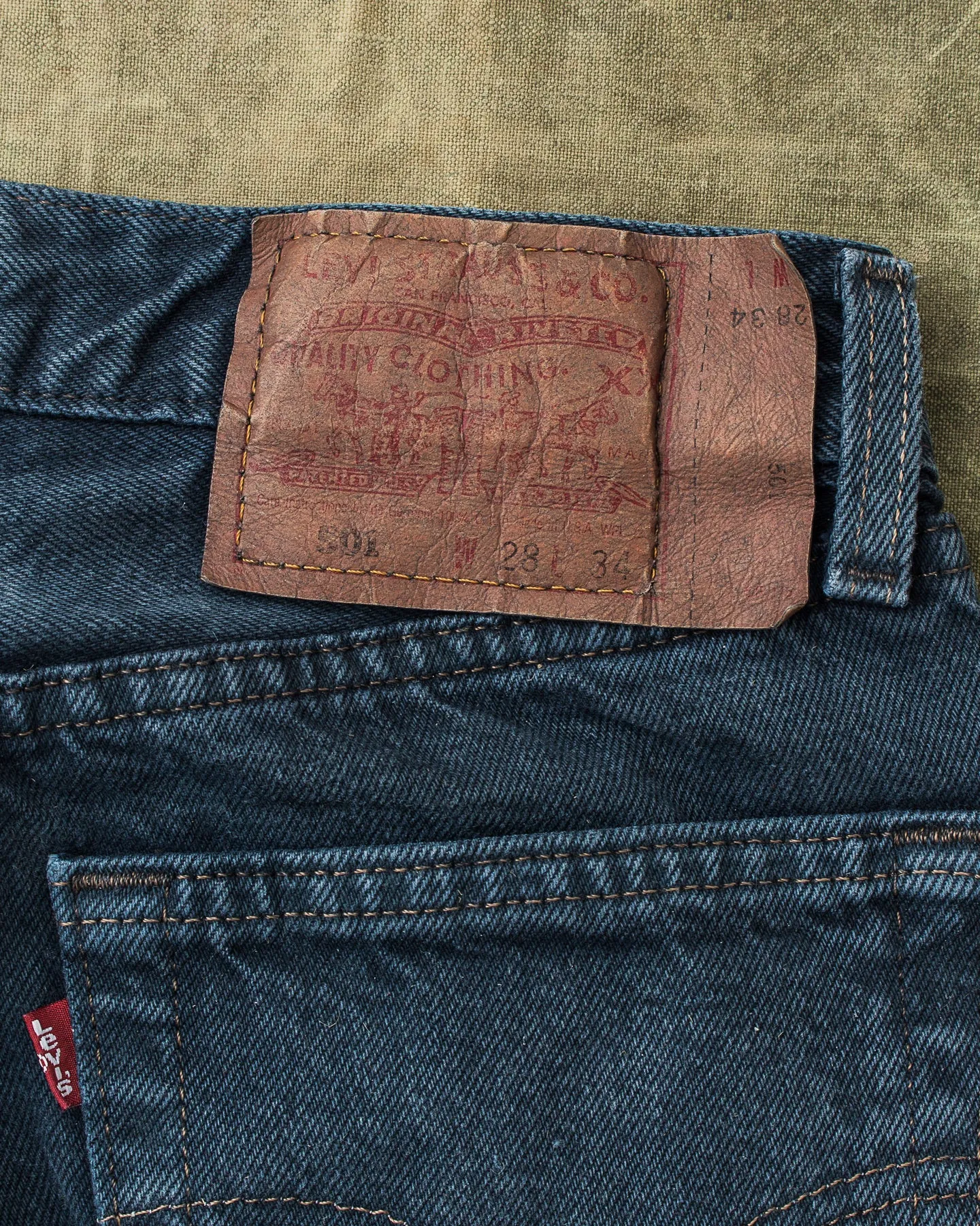 No. 22 Vintage 1990's Made in USA Levi's 501 Jeans W 28 / L 34