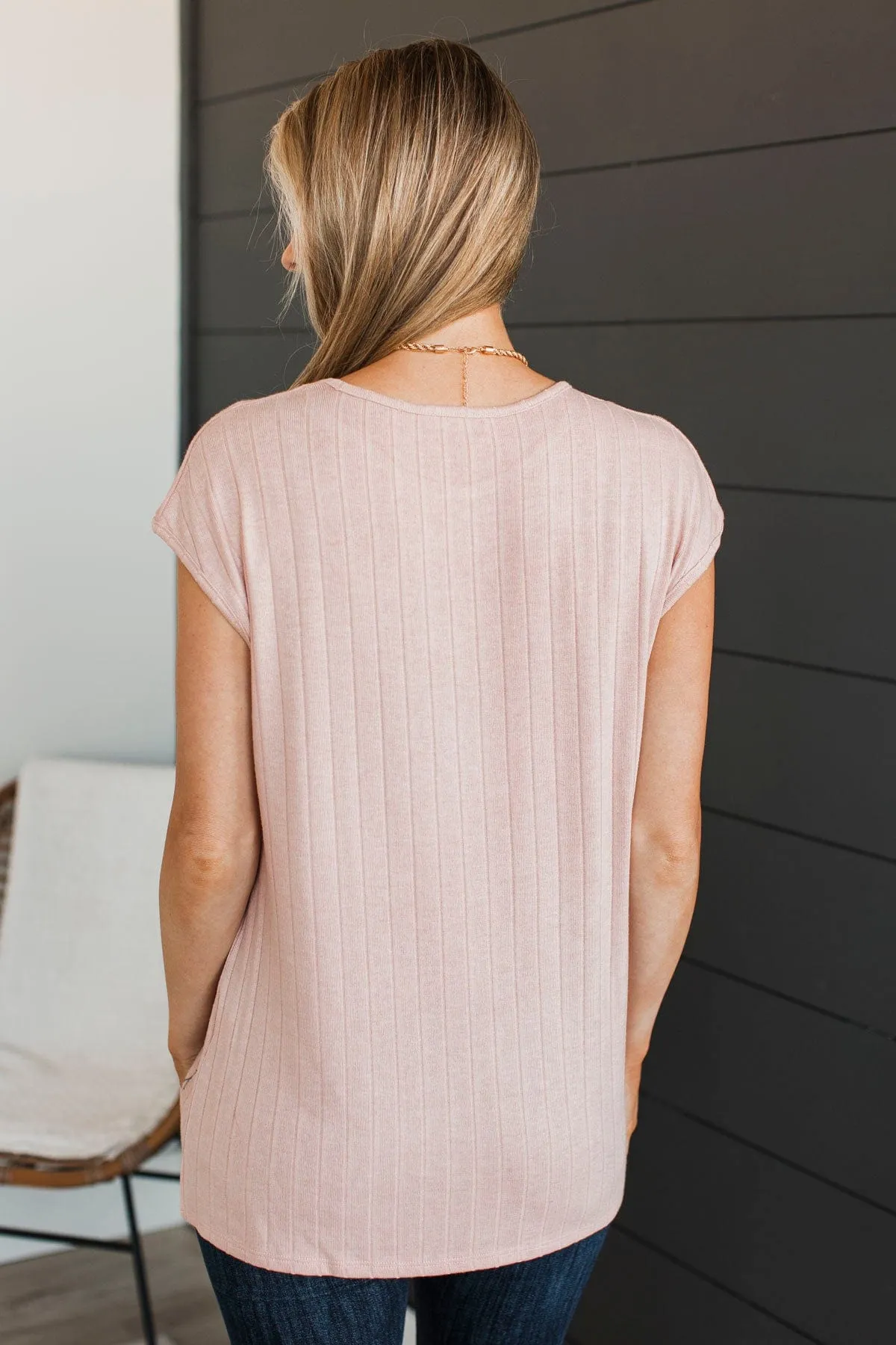 No More Chances Floral Top- Dusty Blush