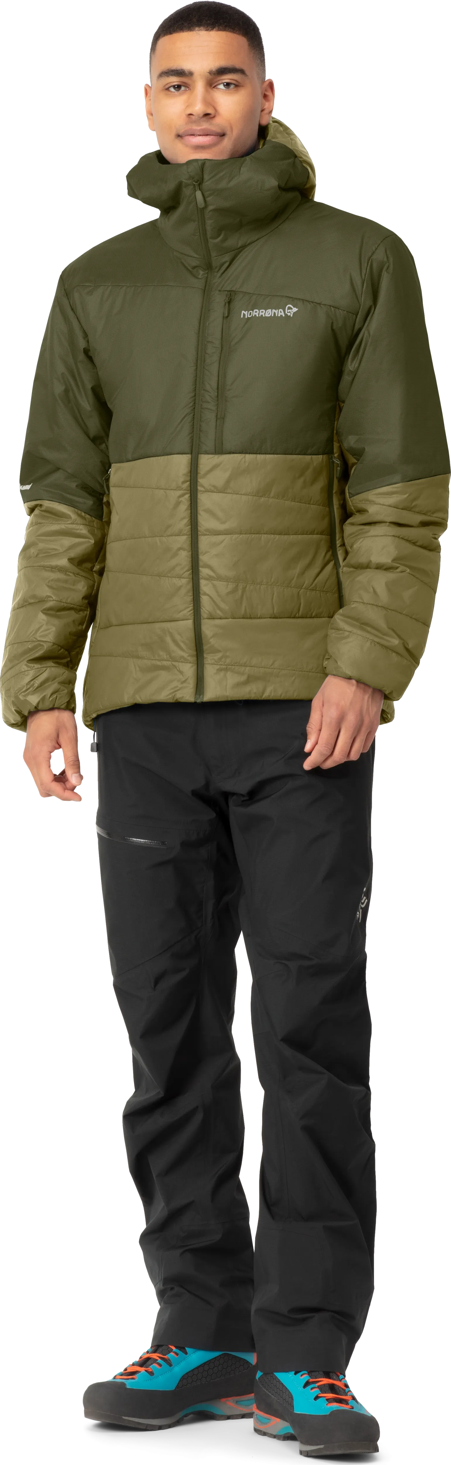 Norrøna Men's Falketind Thermo60 Hood Olive Night/Olive Drab | Buy Norrøna Men's Falketind Thermo60 Hood Olive Night/O