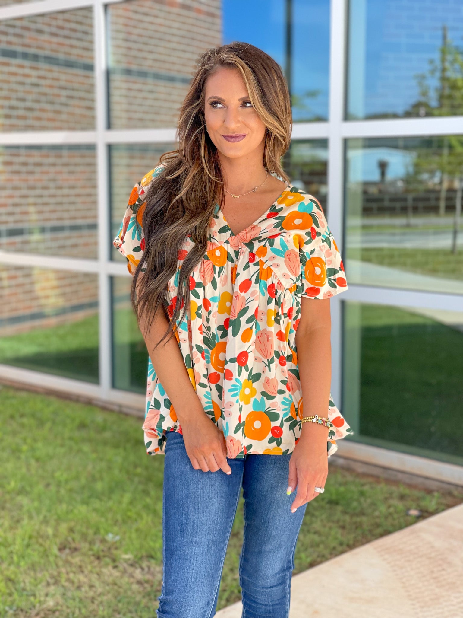 Nowhere to Go Floral Top