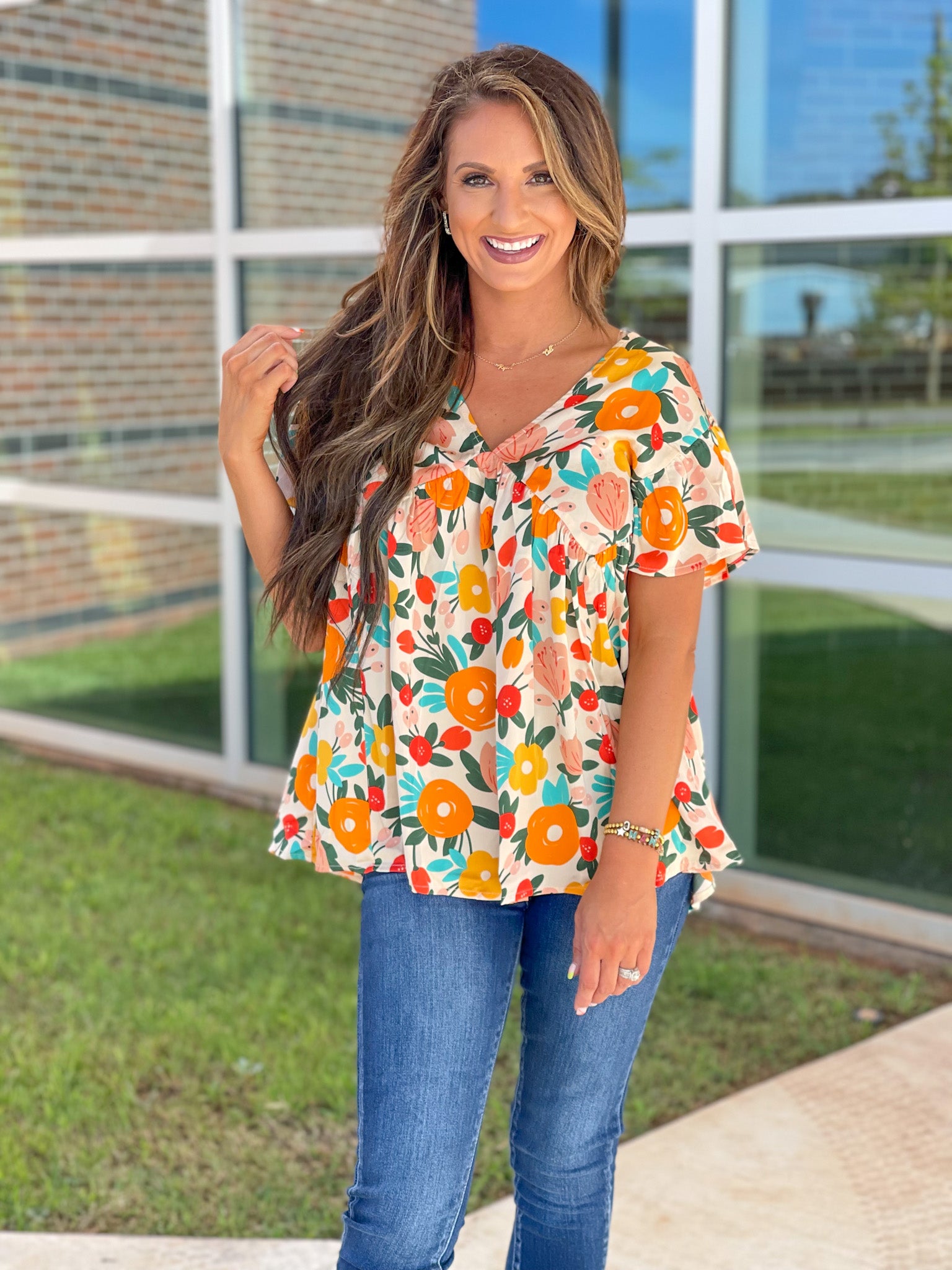 Nowhere to Go Floral Top