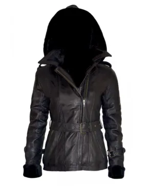 Once Upon a Time Emma Swan Jacket with Hoodie - UJackets