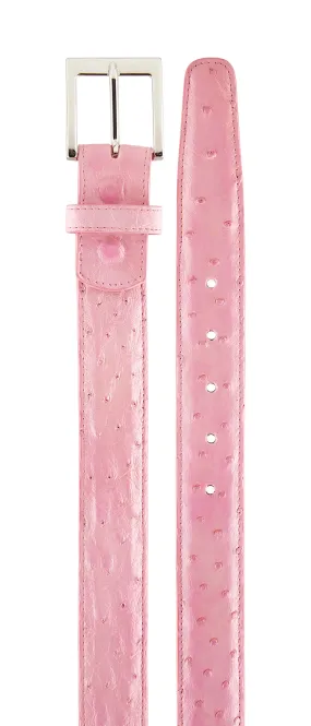 Ostrich Quill Belt- Rose Pink