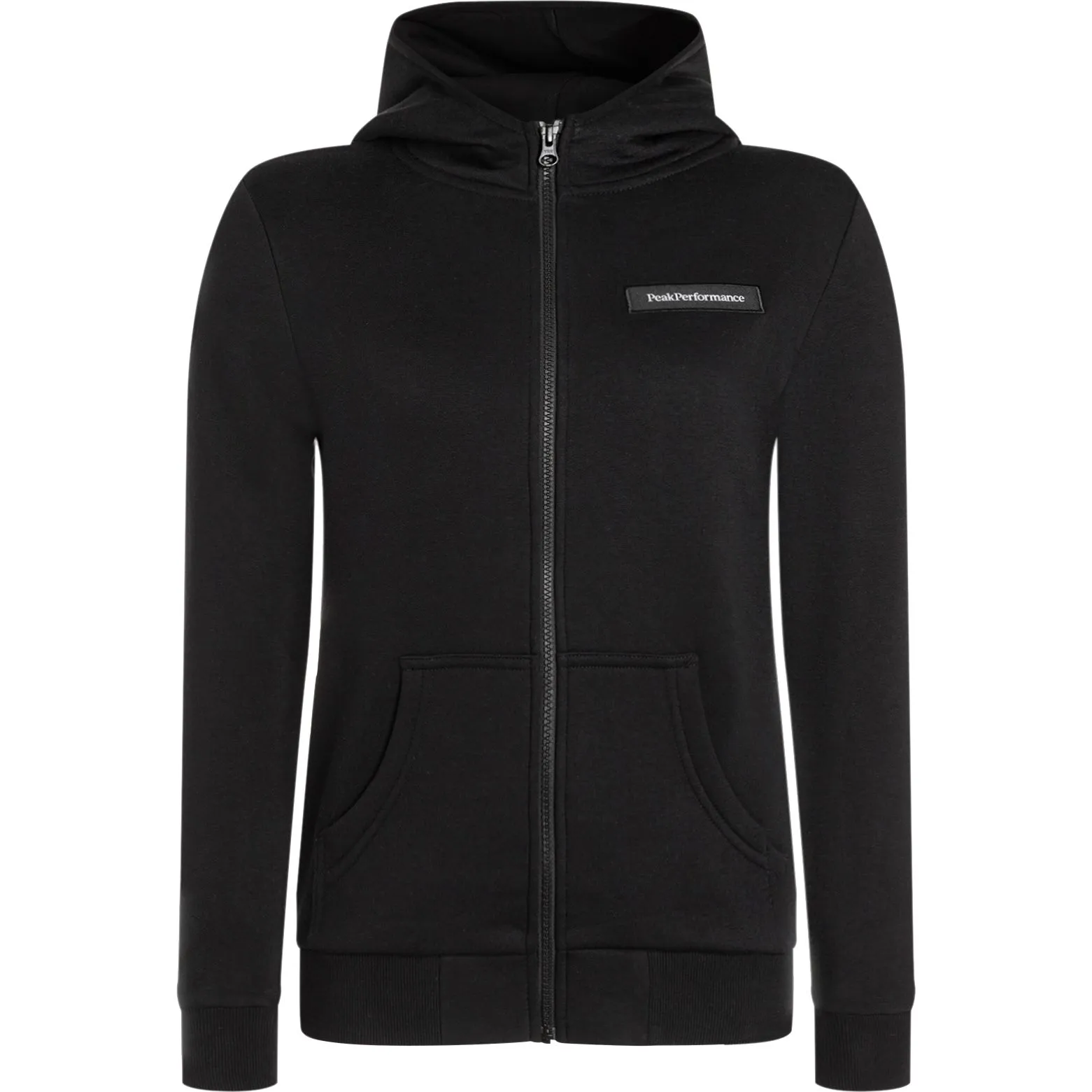 Peak Performance - Logo Zip Hood Sweat Jacket Women black