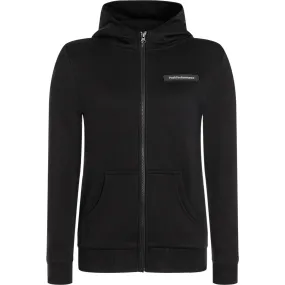 Peak Performance - Logo Zip Hood Sweat Jacket Women black