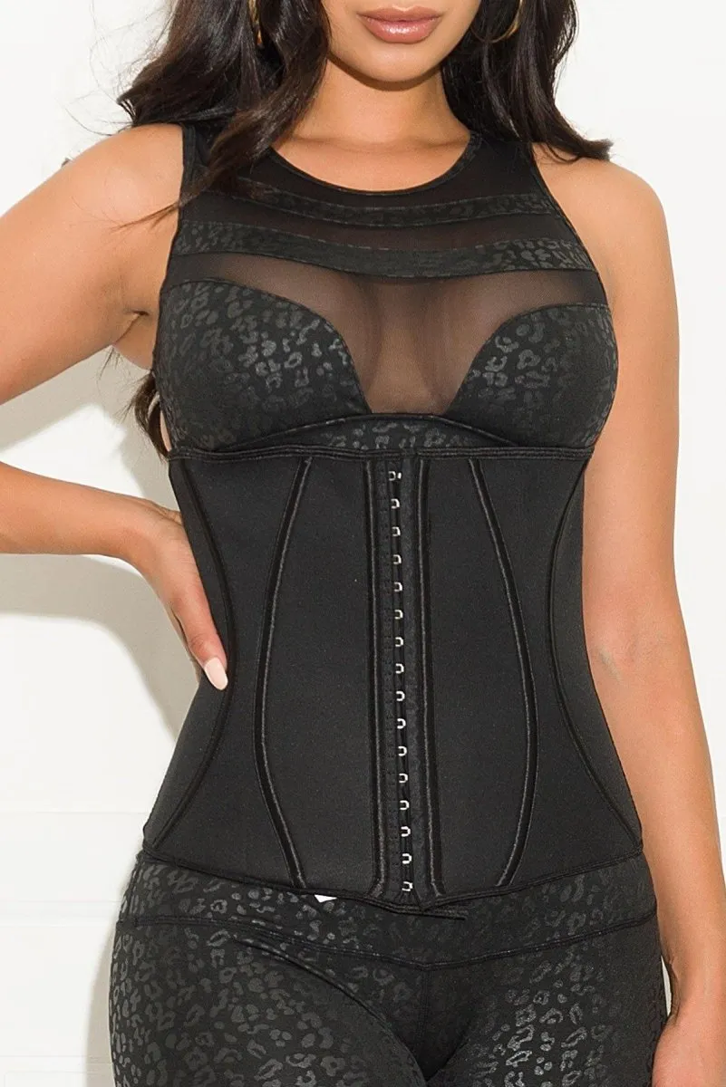 Power Belt And Waist Trainer Black