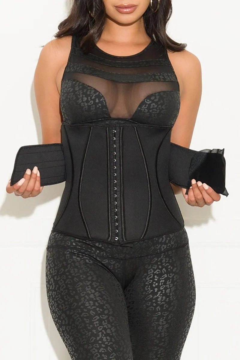 Power Belt And Waist Trainer Black